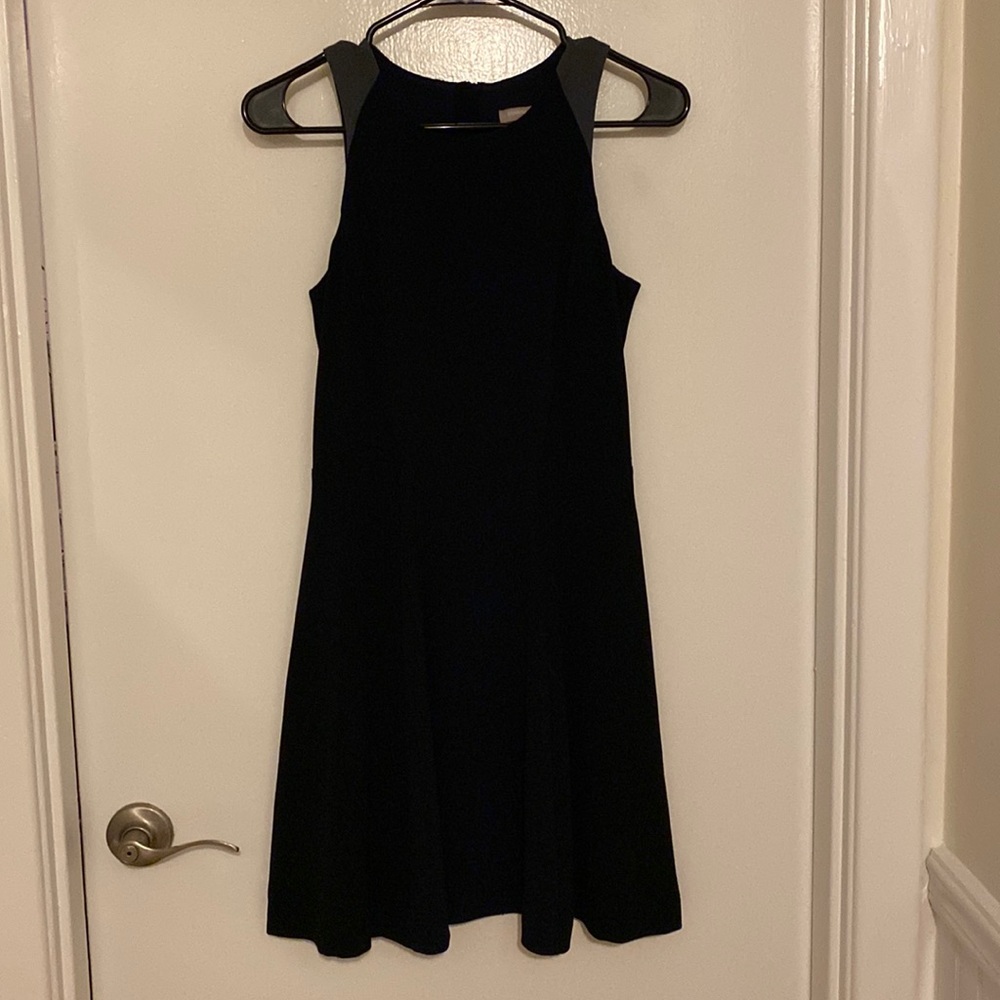 Black & Navy skater dress